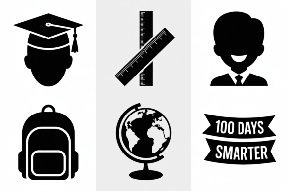 100 Days Smarter Graduation Graphics & Crafts