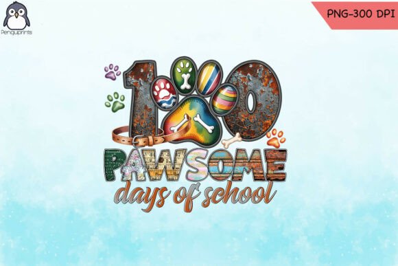 100 Paw-some Days Graphics for Crafts