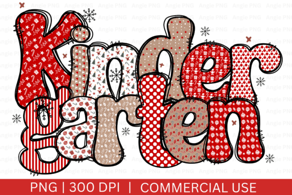 Christmas Kindergarten PNG: Teacher Graphics & Crafts