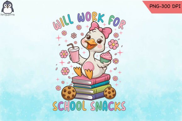 Review: Cute Work for School Snacks Goose PNG
