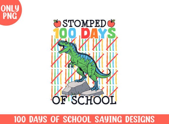 Review: Stomped 100 Days Dinosaur PNG for Embroidery