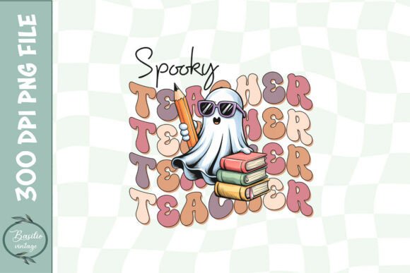 Spooky Teacher Halloween Graphics for Crafts