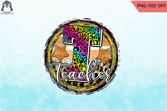 Teacher Leopard PNG for Crafts & Graphics