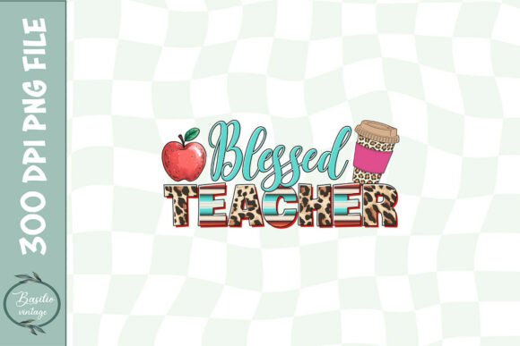 Western Blessed Teacher Graphics for Crafts